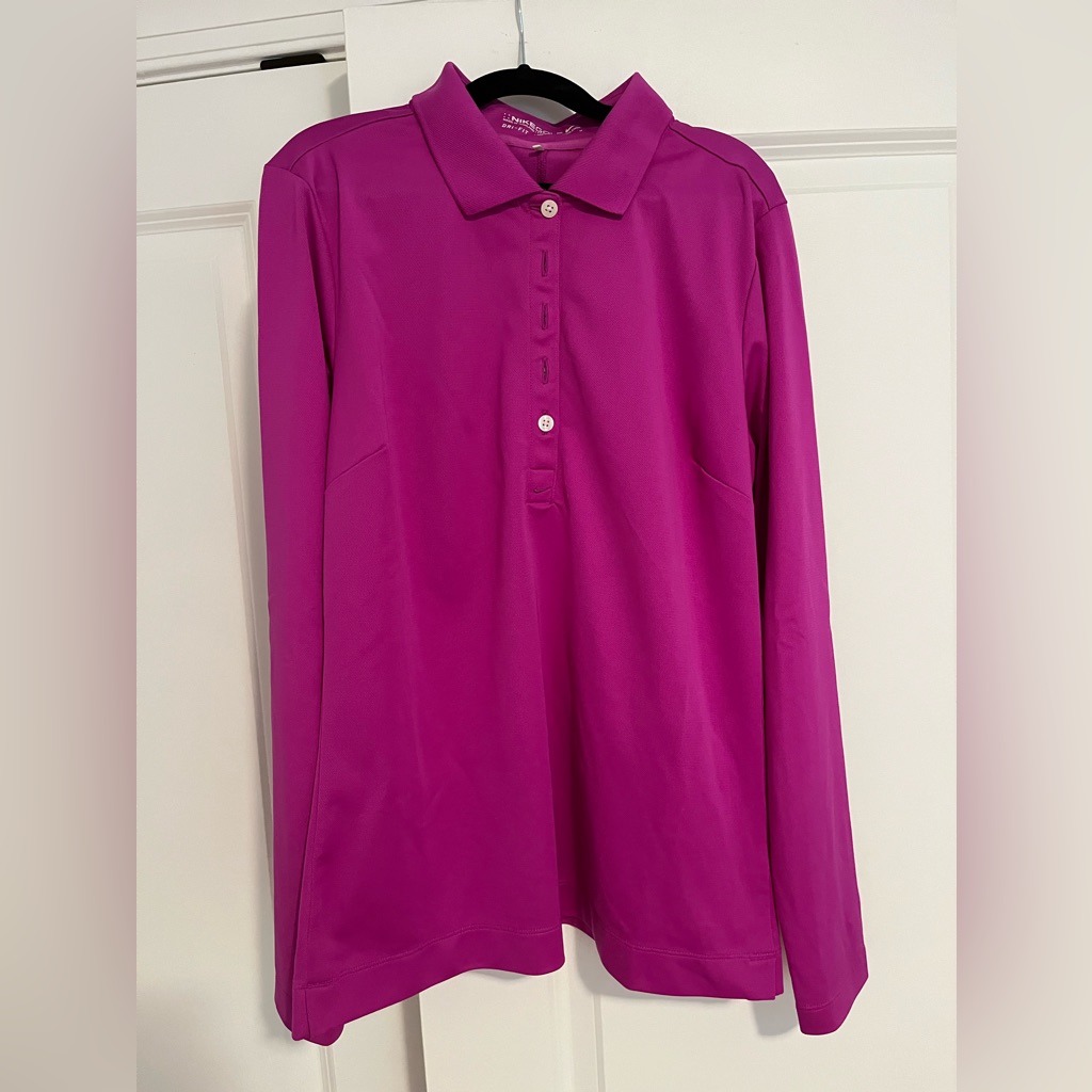 Euc Nike Golf Long Sleeve Polo